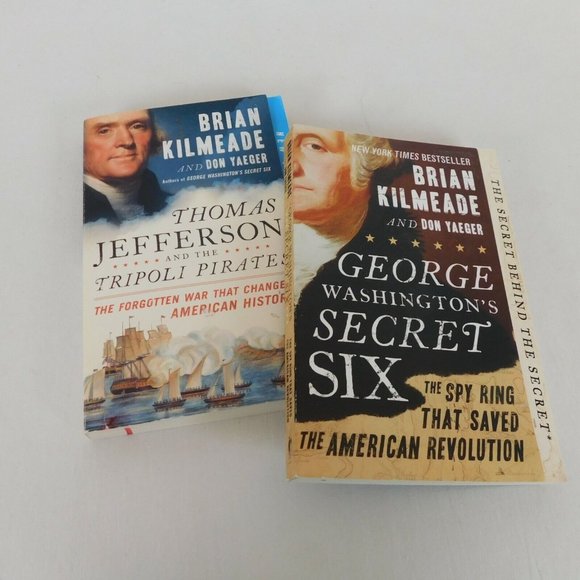 Lot of 2 George Washington Spy Ring Thomas Jefferson Tripoli Pirates PB Kilmeade - Picture 1 of 9